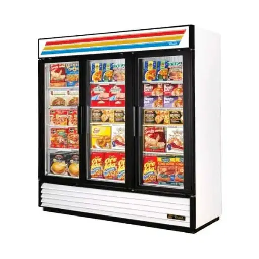 [6768] TRUE GDM-72F 72 CuFt. Swing Freezer Merchandiser
