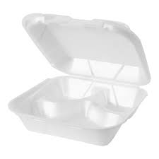 [3534] To Go Box Medium 3 Compartment 8X8X3