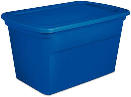[6445] Tote Box 31.7x18.3x12.9 BLUE