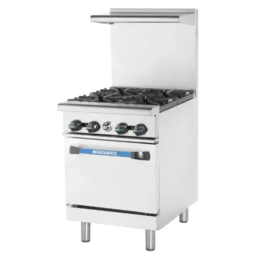 [4672] Turbo Air TAR-4 24" Gas Range with Oven