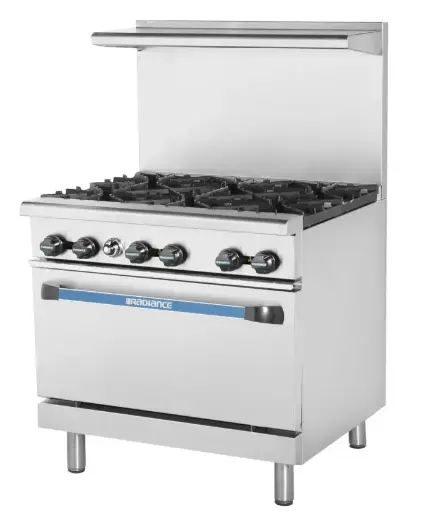 [4673] Turbo Air TAR-6 36" Gas Range with Oven