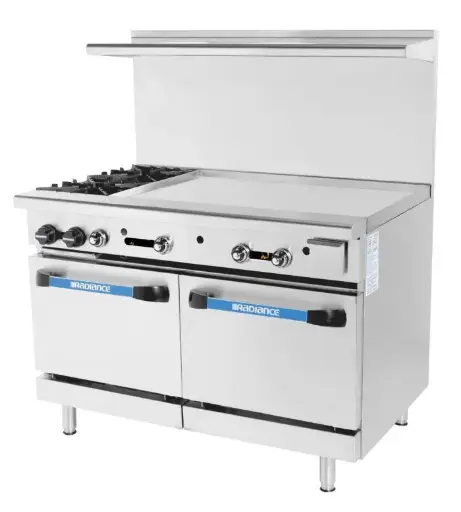 [4681] Turbo Air TARG-2B36G 48" Range with 36" Griddle