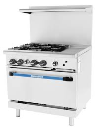 [4674] Turbo Air TARG-4B12G 36" Range with 12" Griddle
