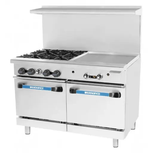 [4680] Turbo Air TARG-4B24G 48" Range with 24" Griddle