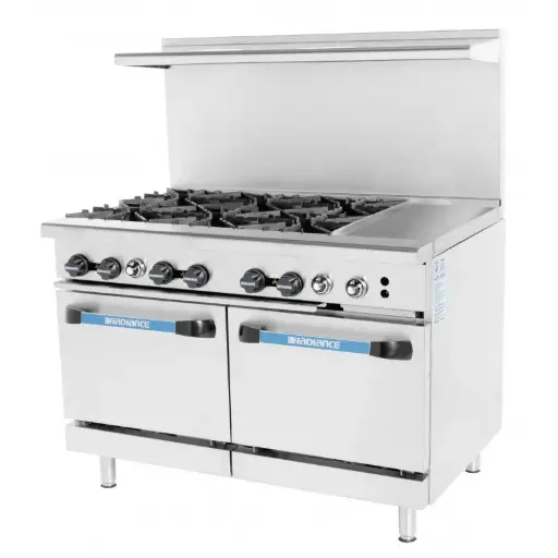 [4678] Turbo Air TARG-6B12G 48" Range with 12" Griddle