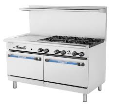 [4683] Turbo Air TARG-6B24G 60" Gas Range with 6 Burners and 24" Griddle