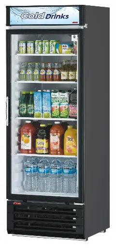 [4894] Turbo Air TGM-22RV Cooler 1-Section 22 Cu.Ft.