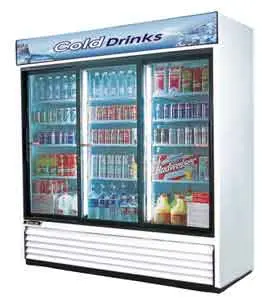 [4413] Turbo Air TGM-69R 3-Glass Merchandiser 69 Cu. Ft.