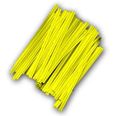 [3594] Twist Tie 3/16 X 3.5" Yellow