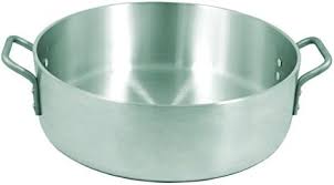 [1913] UPDATE ABR-28 Heavy Aluminum Brazier Pot 28 qt