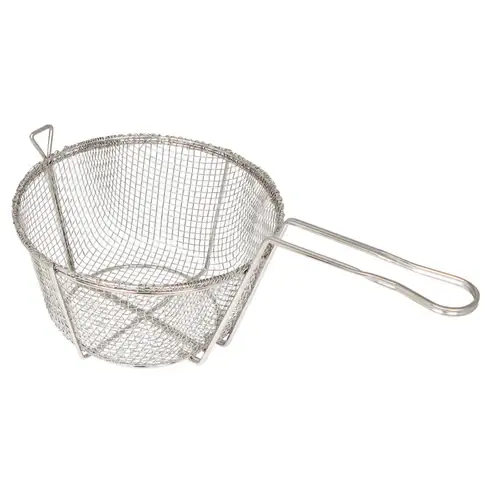 [3830] UPDATE FB-11 11.5" Nickel Plated Wire Fry Basket