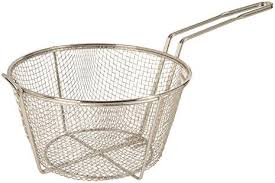 [3830] UPDATE FB-11 11.5" Nickel Plated Wire Fry Basket