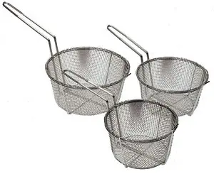 [3830] UPDATE FB-11 11.5" Nickel Plated Wire Fry Basket