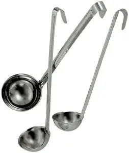 [2396] UPDATE LOP-40 4 Oz One-Piece Stainless Steel Ladle
