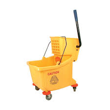[3150] UPDATE MBK-9 Mop Bucket with Wringer 36 Qt. Yellow