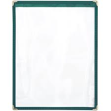 [4646] UPDATE MCV-1GR Single Menu Cover Green