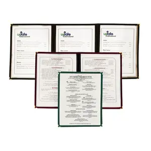 [4647] UPDATE MCV-2GR Double Fold Menu Cover Green