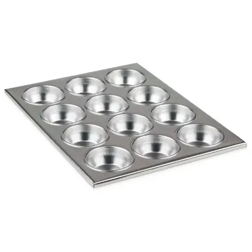 [3650] UPDATE MPA-12 12 Cup Aluminum Cupcake and Muffin Pan