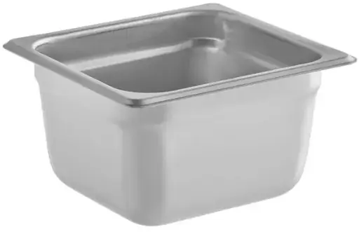 [4126] UPDATE NJP-164 2 Qt SIXTH SIZE Stainless Food Pan