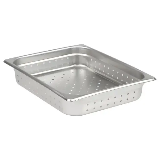 [4018] UPDATE NJP-502PF 4.5 Qt. Perforated Stainless Food Pan