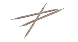 [4384] UPDATE PC-DP 2.6" Double Pointed Wooden Toothpicks
