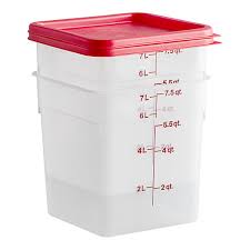 [2690] UPDATE SCQ-8PC Retail Deli Container 8 qt. Square