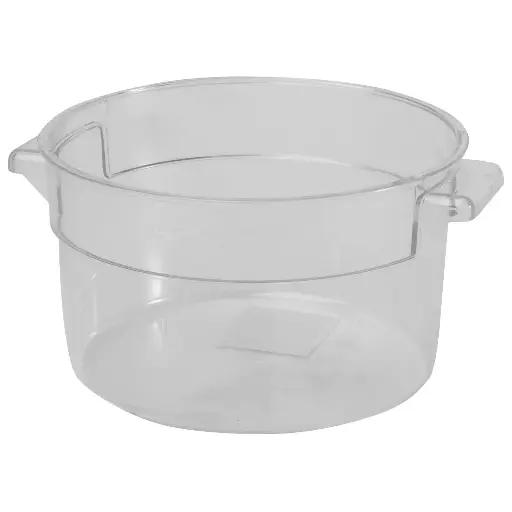[9814] UPDATE SCR-2PC Polycarbonate Round Container - 2 Qt.