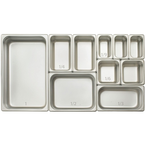 [4129] UPDATE STP-11LDC Solid Cover Stainless Food Pans
