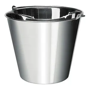 [9809] UPDATE UP-13 13 Qt Stainless Steel Utility Pail