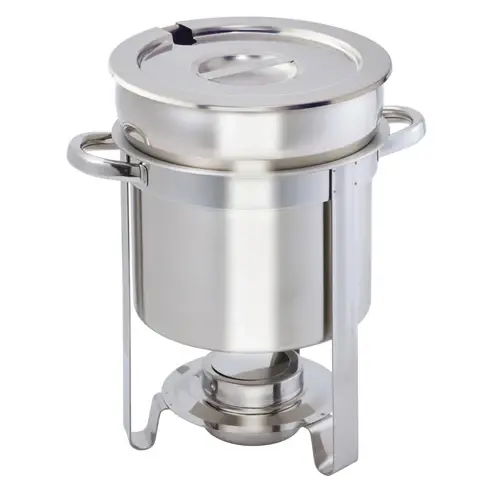 [5246] WINCO 207 Soup Warmer 7 Qt Stainless Steel