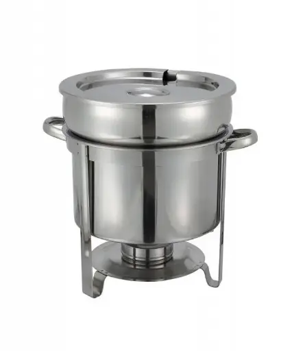 [5245] WINCO 211 Soup Warmer 11 Qt Stainless Steel