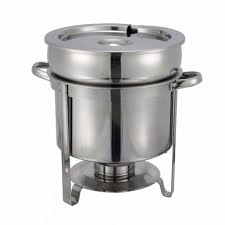 [5245] WINCO 211 Soup Warmer 11 Qt Stainless Steel