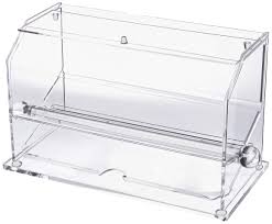 [8236] WINCO ACSD-712 Clear Acrylic Straw Dispenser