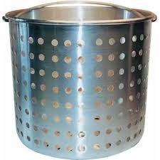 [2174] WINCO ALSB-32 Aluminum Steamer Basket 32 qt