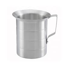 [6787] WINCO AM-2 2 Qt. Capacity Aluminum Measuring Cup