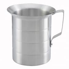 [2359] WINCO AM-4 4 Qt. Capacity Aluminum Measuring Cup