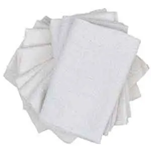 [197] WINCO BTW-30 16" x 19" White Cotton Bar Towel