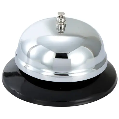 [2888] WINCO CBEL-1 3.5 Inch Stainless Steel Call Bell/Table Bell
