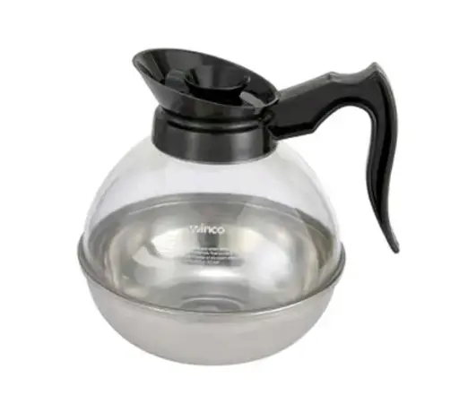 [6790] WINCO CD-64K Coffee Decanters 64 Oz Black
