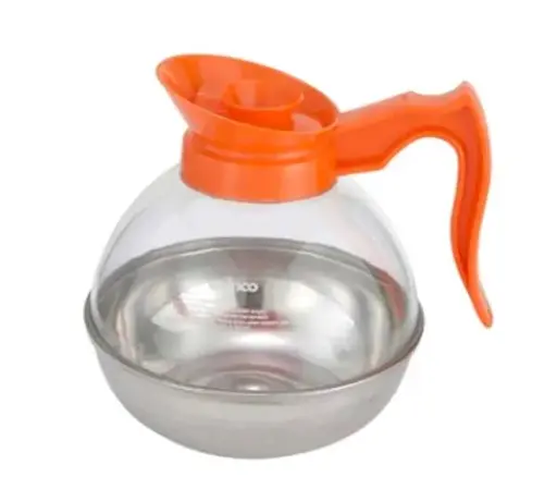 [6789] WINCO CD-64O Coffee Decanters 64 Oz Orange