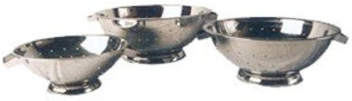 [2371] WINCO COD-14 14 Qt Stainless Steel Colander with Bowl