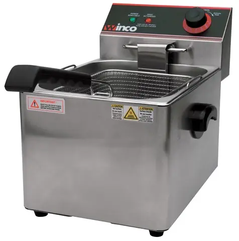 [5270] WINCO EFS-16 Electric Fryer Single 8L/16lbs