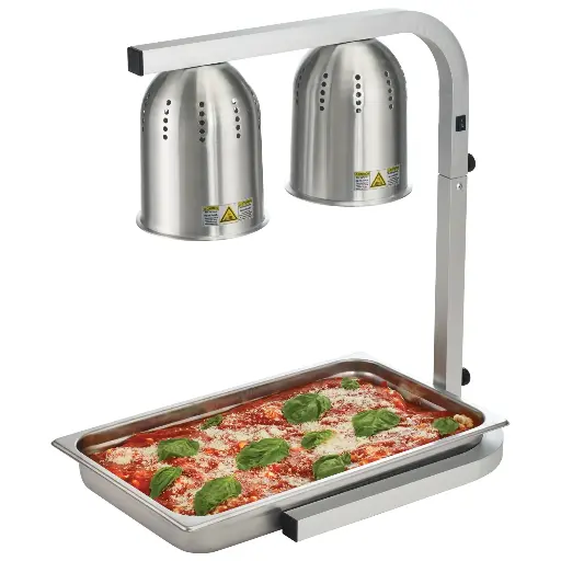 [9807] WINCO EHL-2 Professional Heat Lamp with Two Bulbs