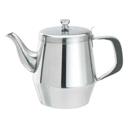 [1794] WINCO JB2932 Stainless Steel Gooseneck Tea Pot 32 Oz.