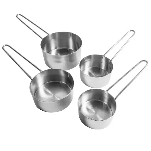 [9624] WINCO MCP-4P Measuring Cup 4 Pc/Set with Wire Handle
