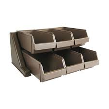 [2196] WINCO OGZ-6 Cutlery Organizer Set Rack with 6 Bin