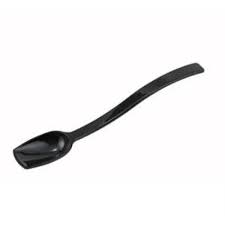 [6743] WINCO PSSB-10K 3/4 Oz Black Polycarbonate Buffet Spoon