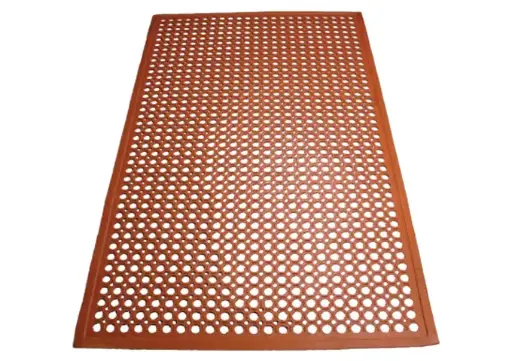 [1562] WINCO RBM-35R Rubber Floor Mat, RED 36" x 60"
