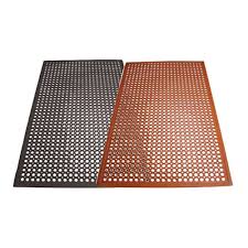 [1562] WINCO RBM-35R Rubber Floor Mat, RED 36" x 60"