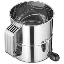 [6318] WINCO RFS-8 8 Cup S/S Rotary Sifter
